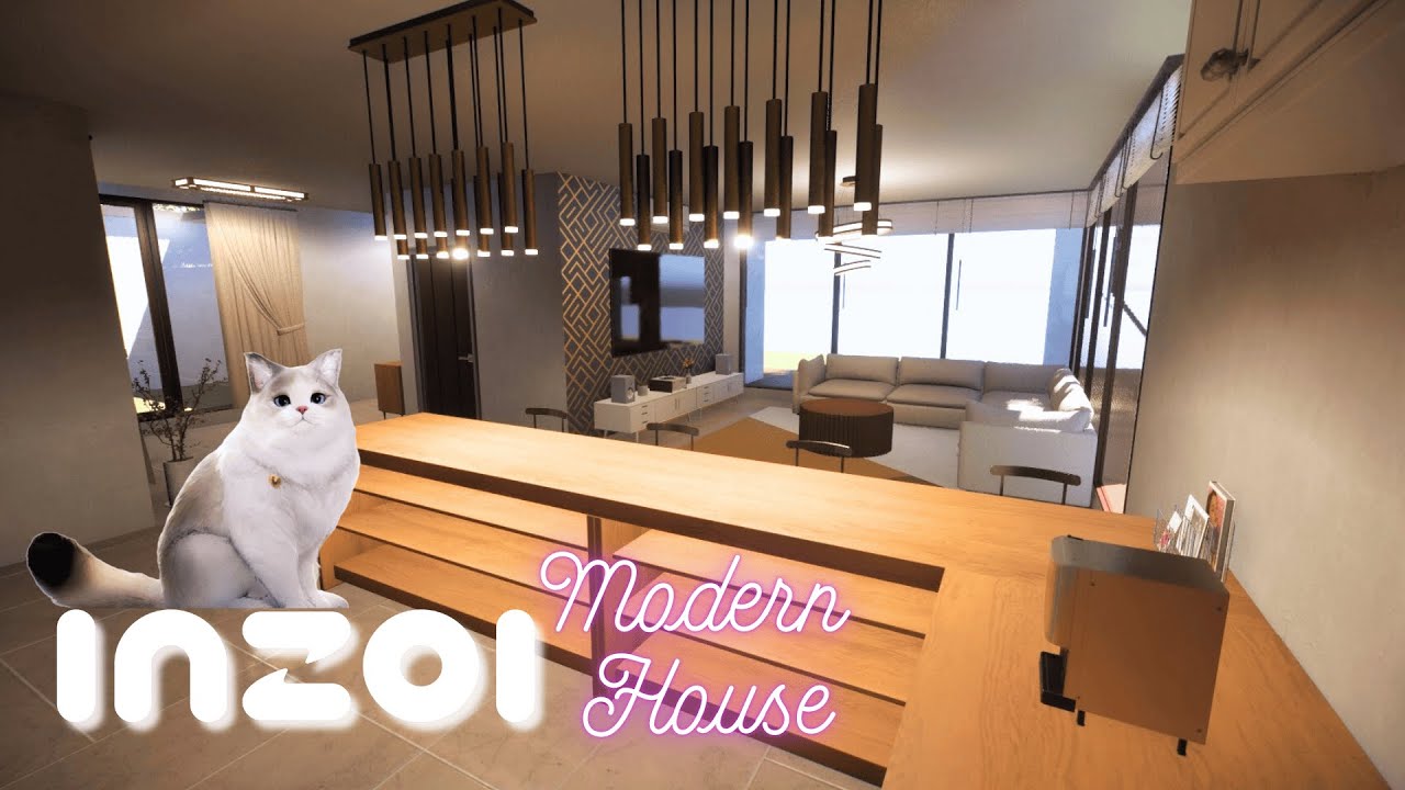 inZOI | Modern House | Speed Build | Demo 😺