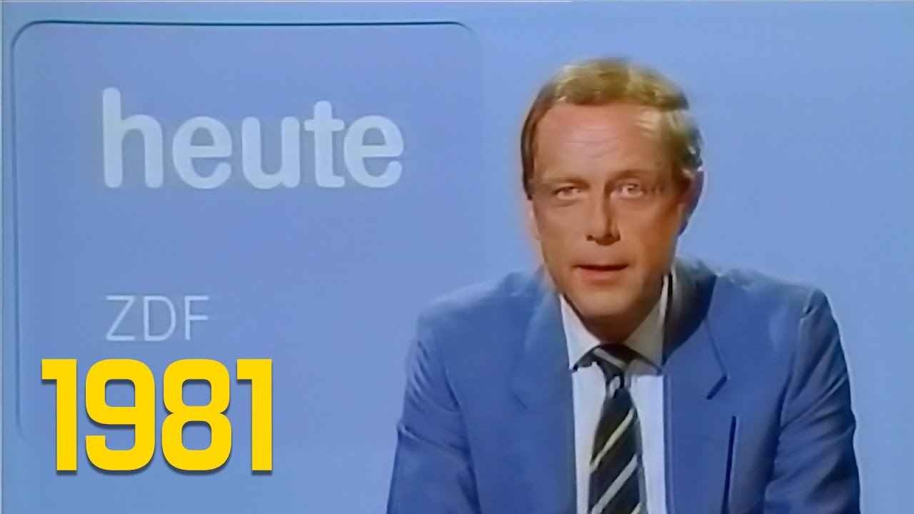 ZDF heute mit Siegfried Andrich & Sendeschluss (08.08.1981)