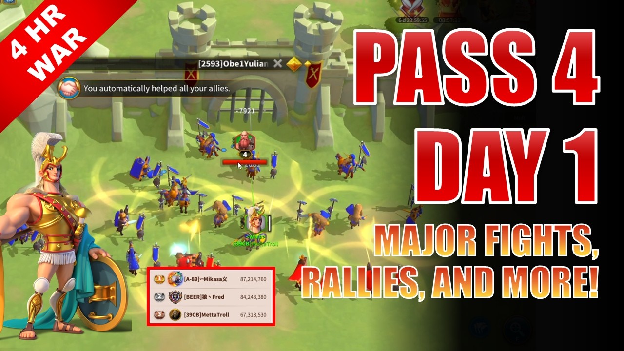 PURE WAR FOOTAGE Of My Heroic Anthem KvK Pass 4 Day 1! | 2026 Heroic Anthem KvK Series