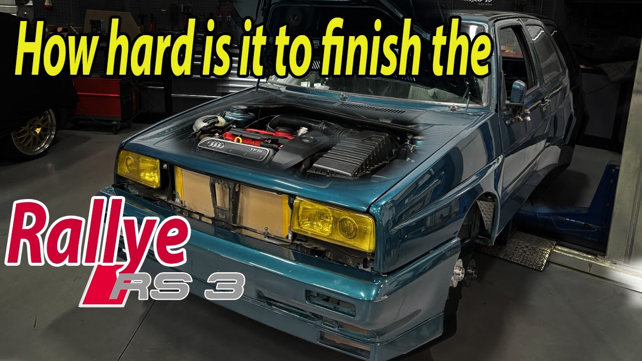 Насколько сложно построить проект автомобиля Golf 2 Rallye из деталей RS3.