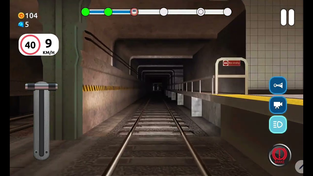 Subway Train Simulator 🚈 It's funny game, you can drive the train.