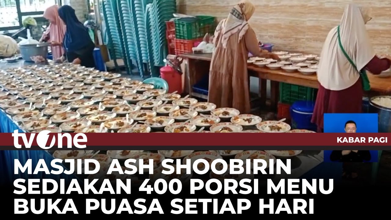 Momen Hangat Buka Puasa Bersama di Masjid Ash Shoobirin Surabaya | Kabar Pagi tvOne