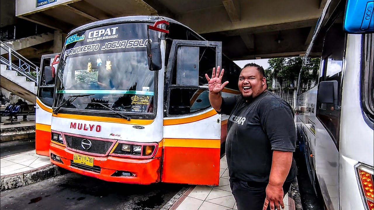 DARI PURWOKERTO DIAPIT 2 SUGENG RAHAYU, DRIVER RENDA BUS MULYO SELALU SEMANGAT SAMPE JOGJA!
