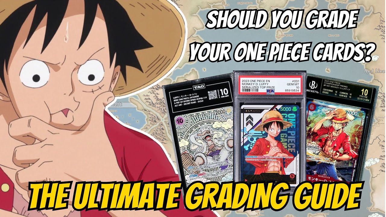 The ULTIMATE Card Grading Guide! Should You Grade Your One Piece Cards?