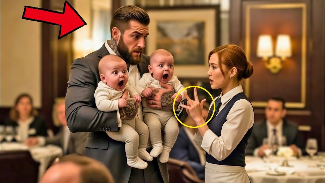 The Mafia Boss's Twins Were Turning Blue — Till a Waitress Made This One Gesture
