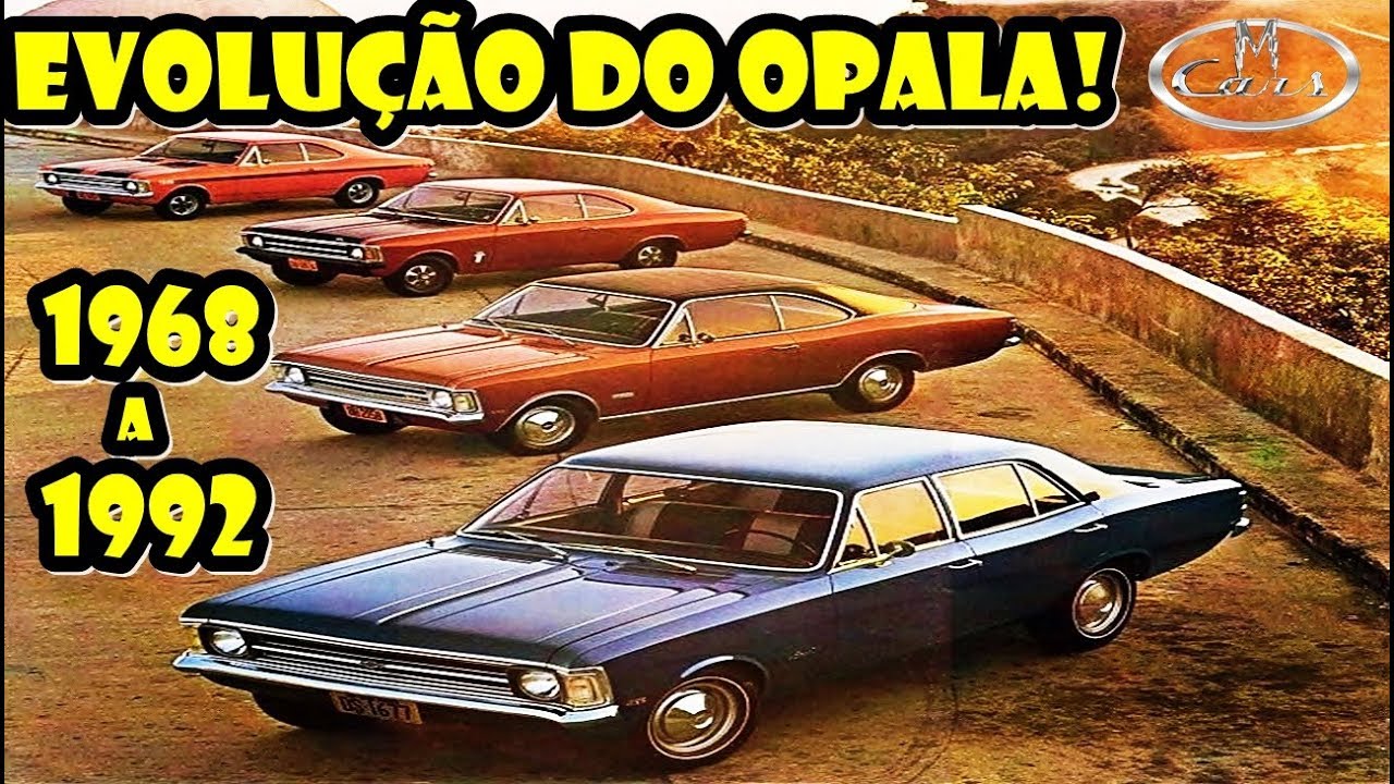 Todas as versões do Chevrolet opala 1968 a 1992