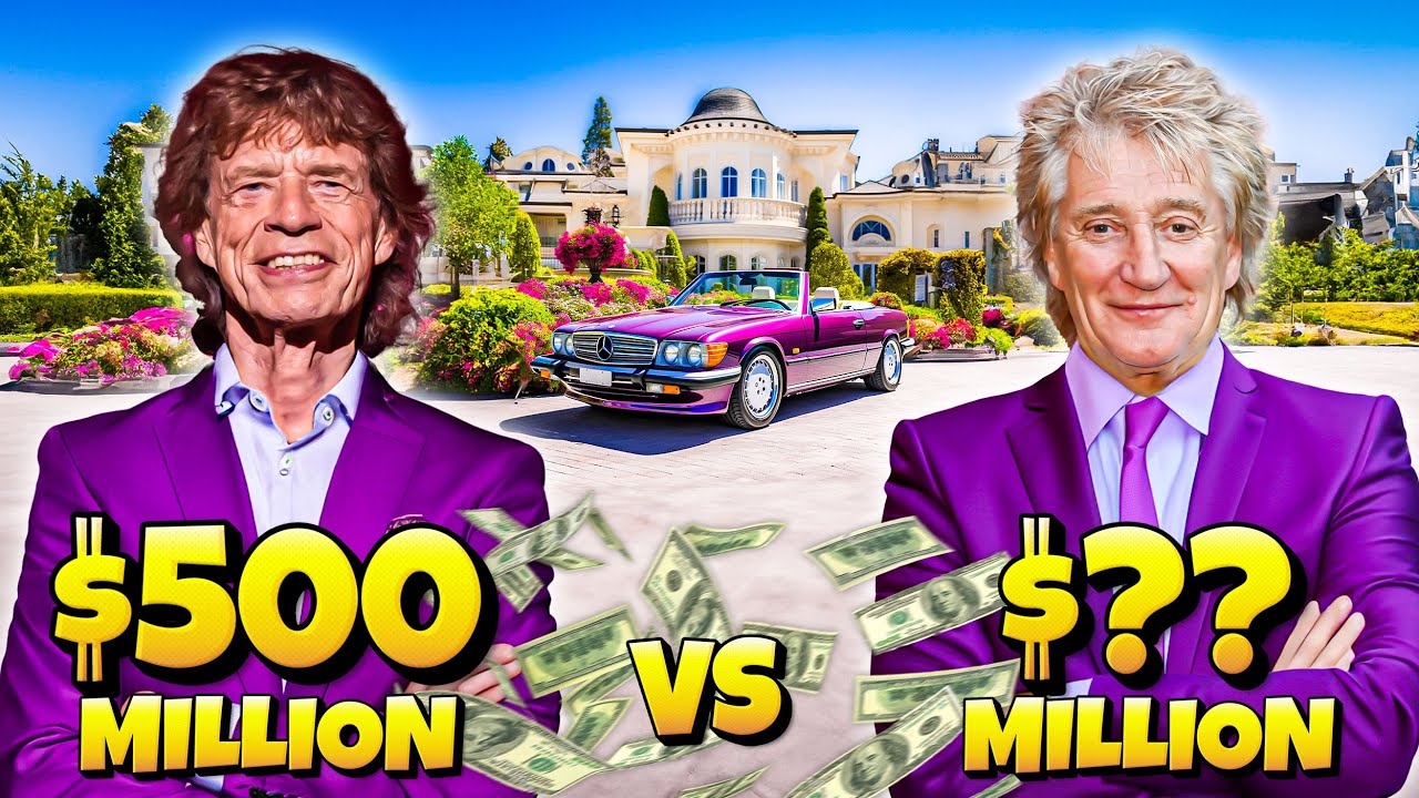 Which Rock Star is Richer: Rod Stewart OR Mick Jagger?
