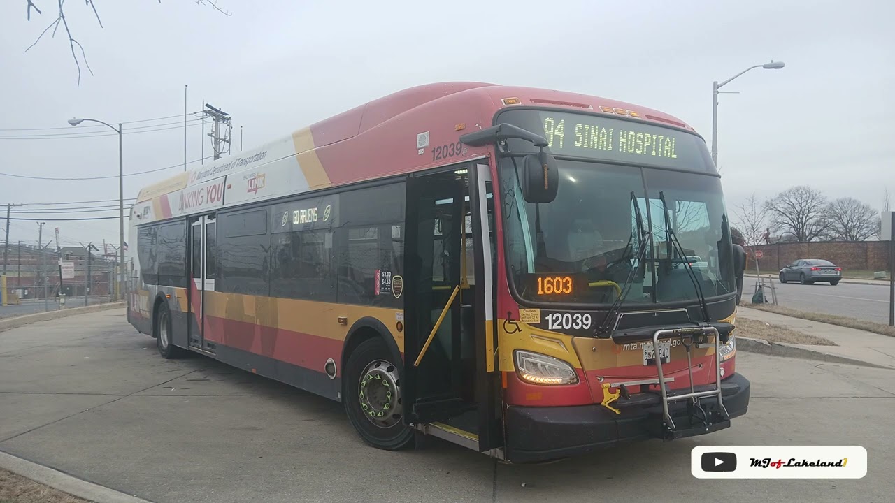 MTA Maryland: 2012 New Flyer XDE40 (Hybrid) #12039 | AUDIO ONLY