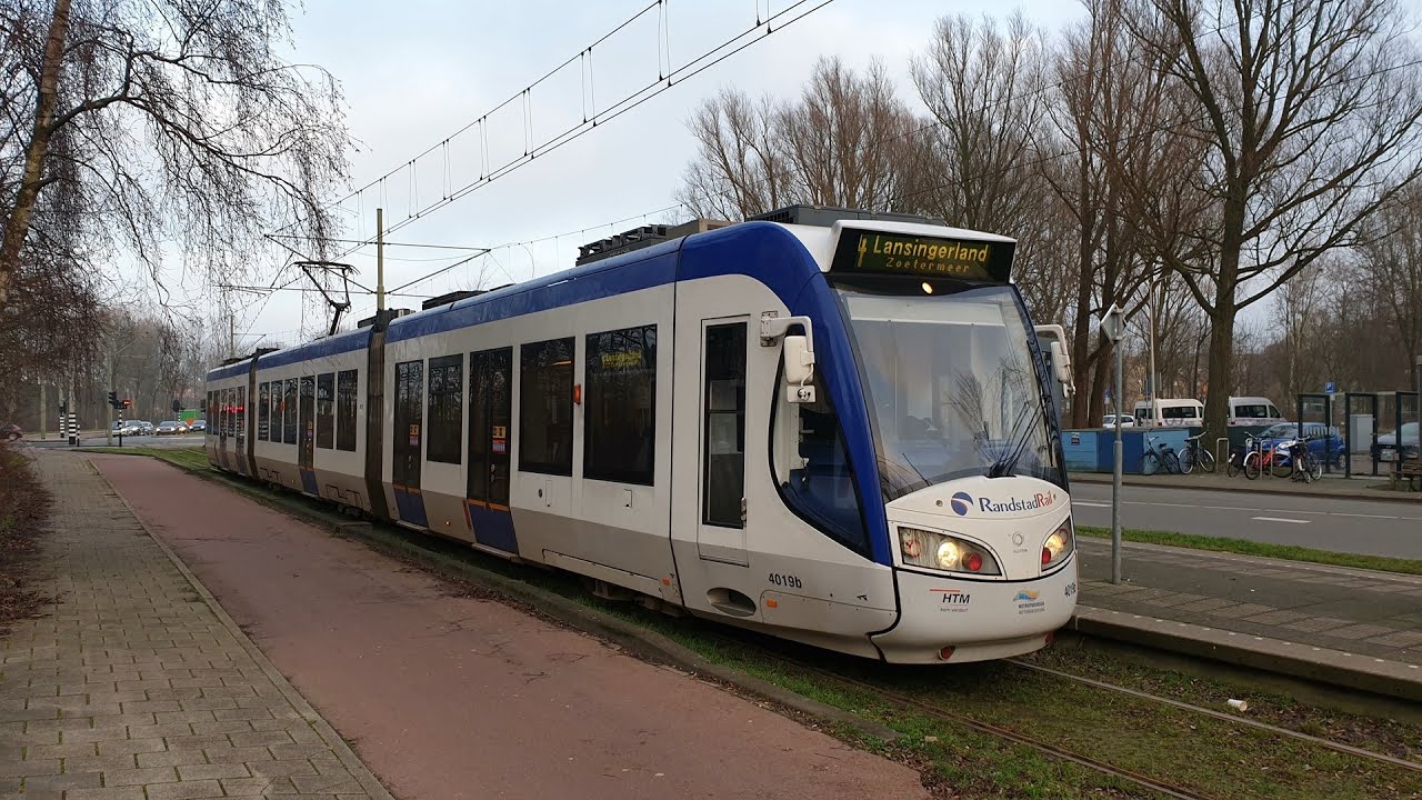 HTM RandstadRail 4 Den Haag De Uithof - Lansingerland-Zoetermeer v.v. | RegioCitadis 4019 | 2022