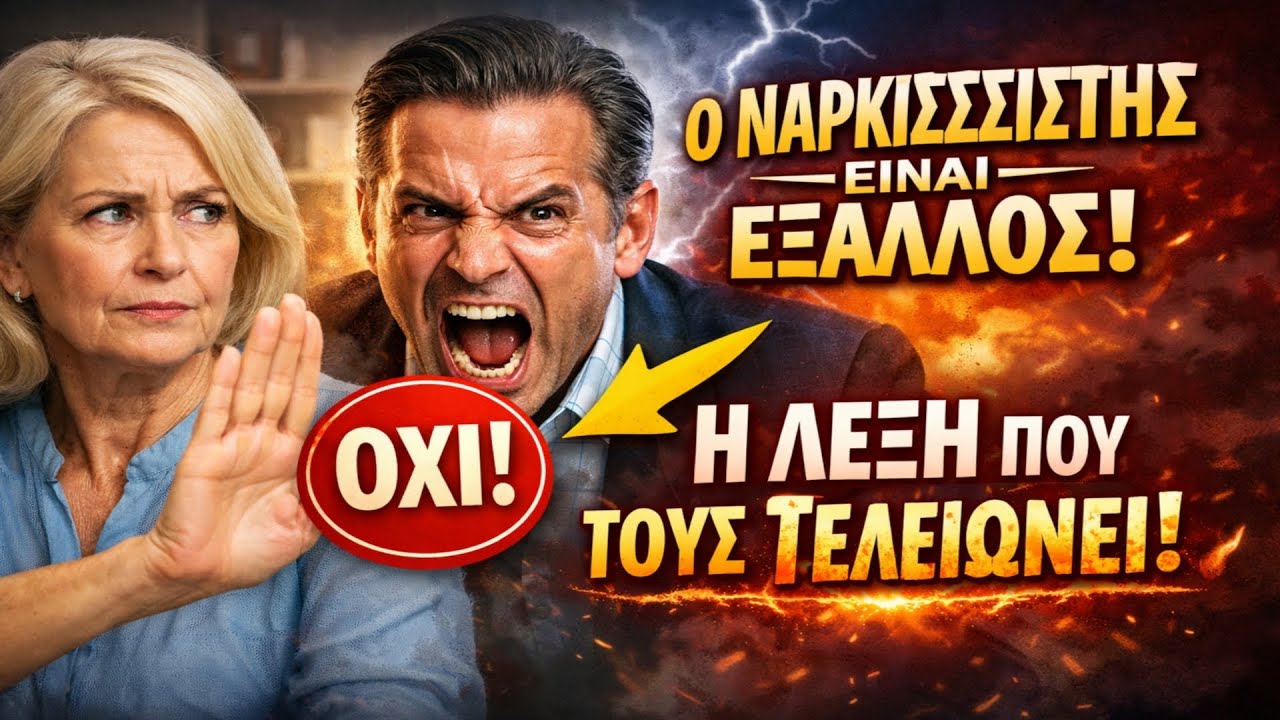 Ο Ναρκισσιστής είναι έξαλλος! Μία λέξη που τερματίζει οριστικά τον έλεγχό τους.