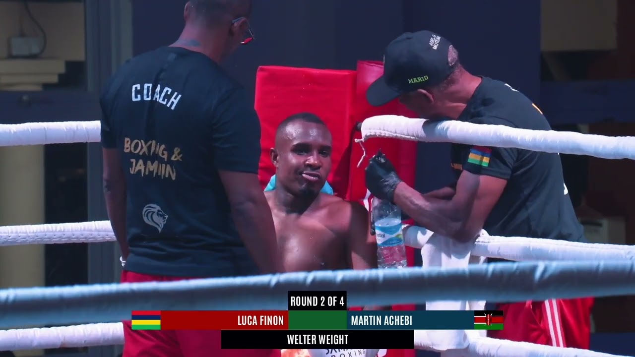 BOXING&JAMMIN III Full Match Replay | Luca Finon (Mauritius) vs Martin Achebi (Kenya)