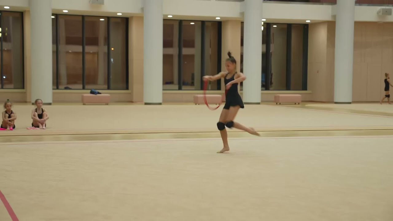 Maria Borisova training with Alina Kabaeva rope 2024