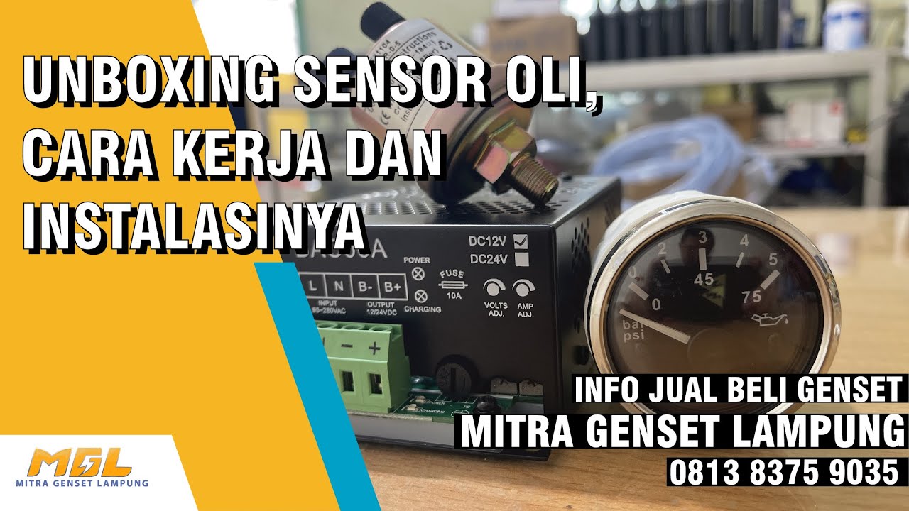 UNBOXING SENSOR OLI, CARA KERJA DAN INSTALASINYA