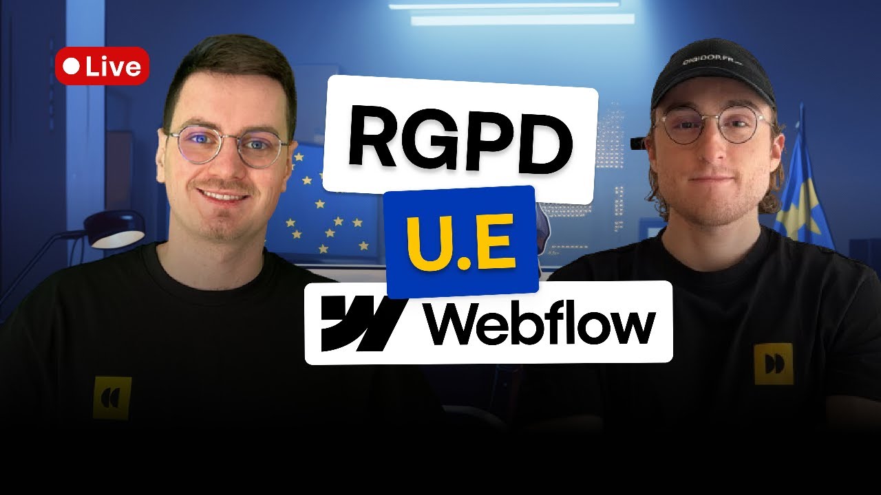RGPD (U.E) et Cookies sur Webflow : Tout ce qu'il faut savoir !