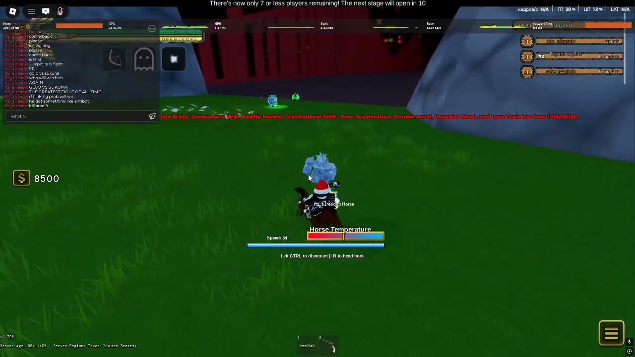 Gojo vs Sukuna in YBA Universe (Two exploiters fight)