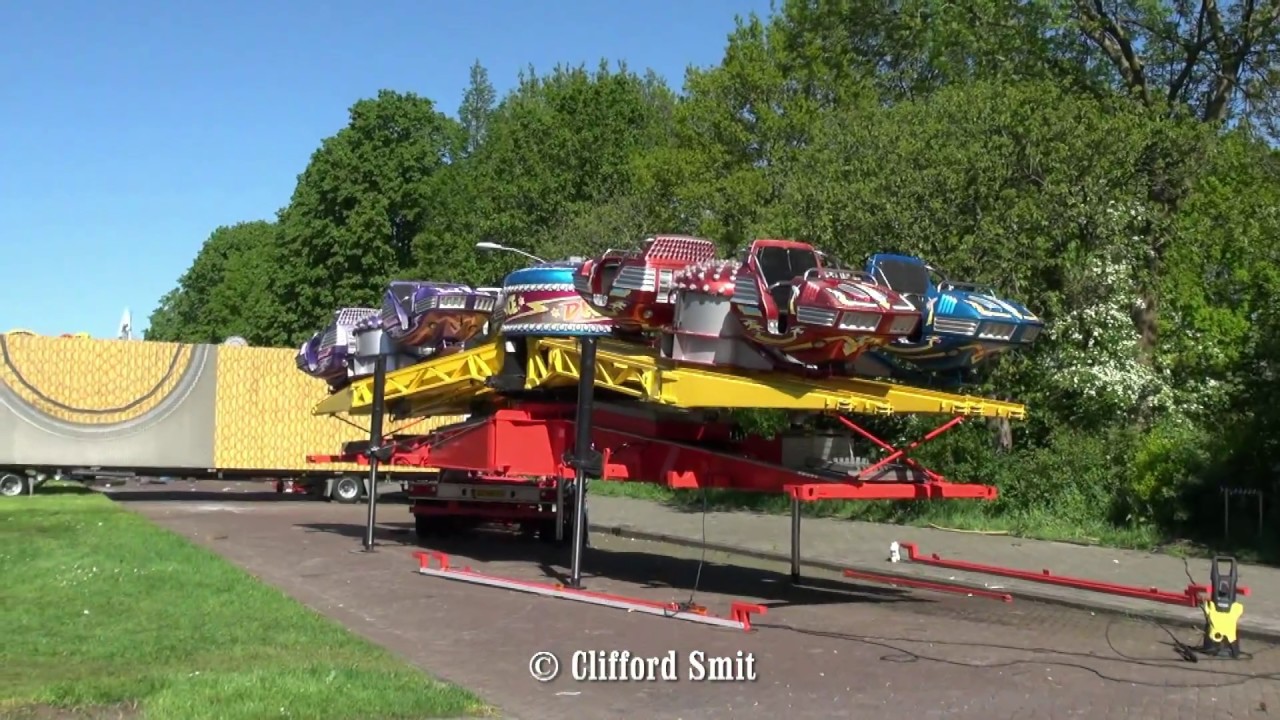 Kermis Haarlem 2018 Afbouw en transport Zaanenlaan Deel 2