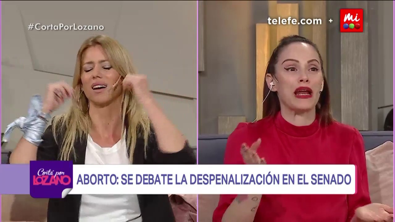Fuerte pelea entre Connie Ansaldi y Nicole Neumann por el Aborto - Cortá por Lozano