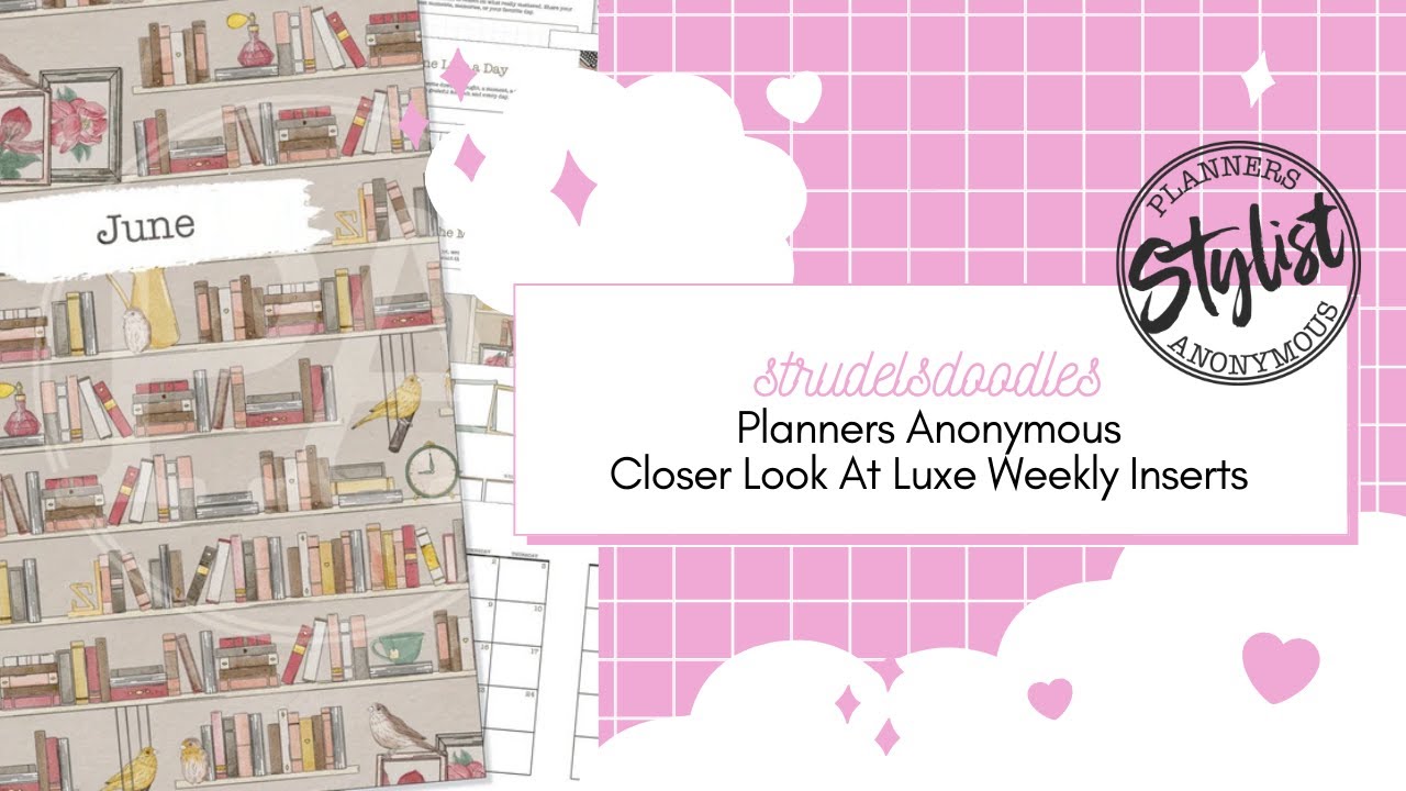Planners Anonymous - A Closer Look At Luxe Weekly Inserts