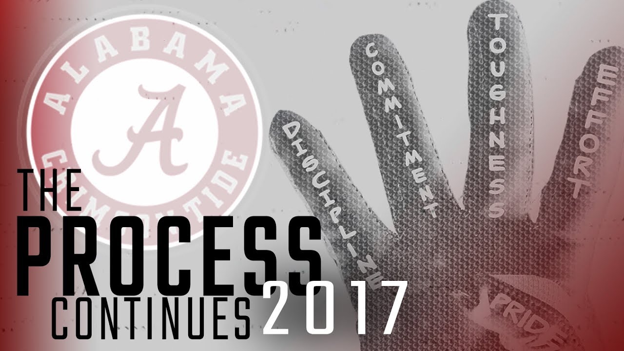 2017 Alabama Football Hype Trailer: The Process Continues