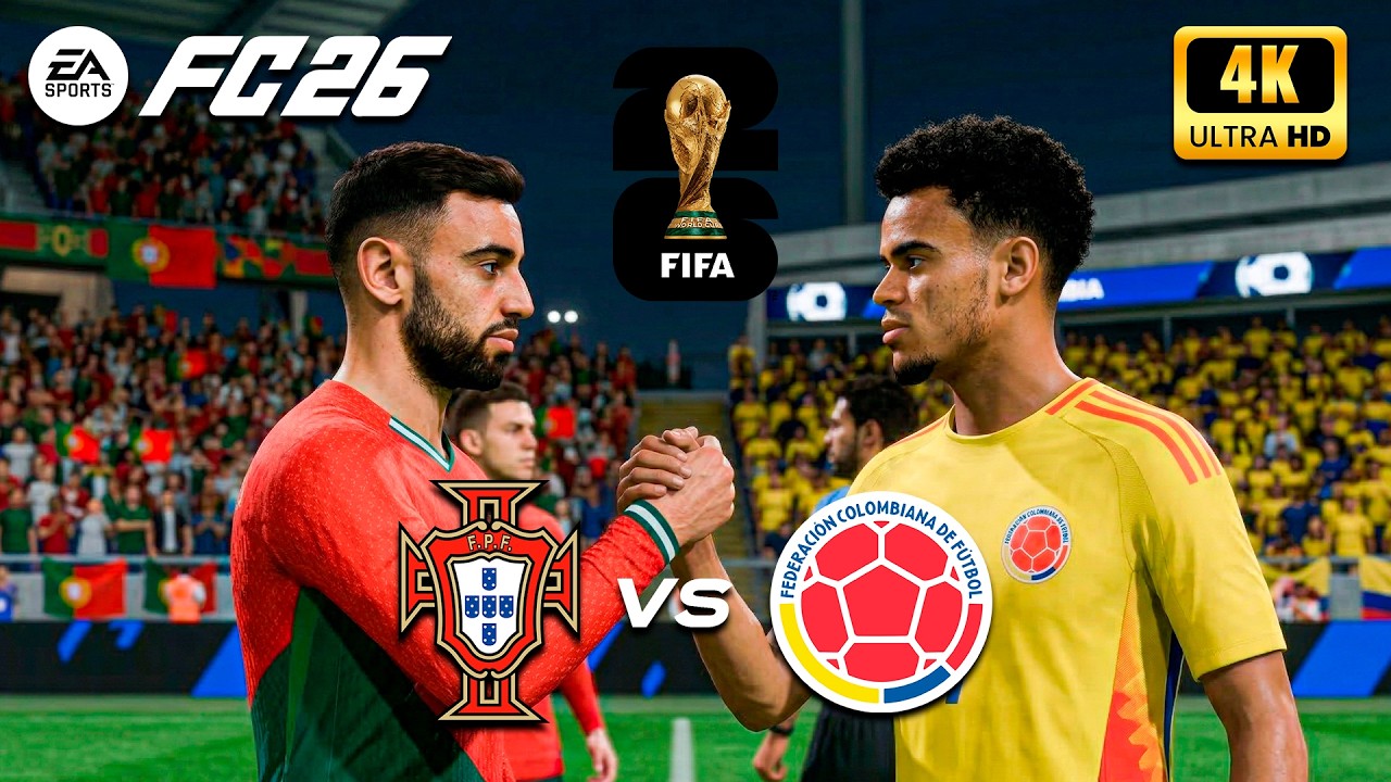 FC 26 World Cup 2026 Mod – Portugal vs Colombia | Realistic Gameplay 4K60