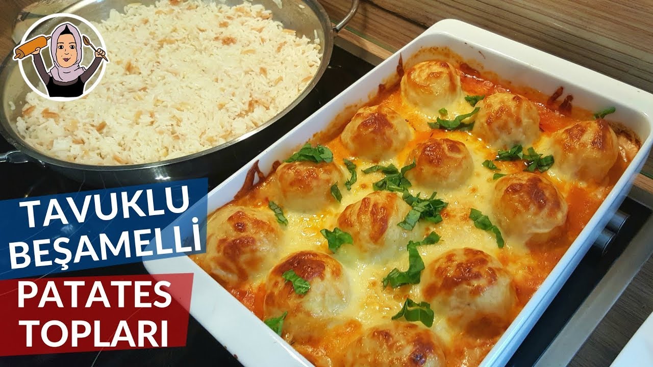Tavuklu Beşamelli Patates Topları | Hatice Mazı ile Yemek Tarifleri