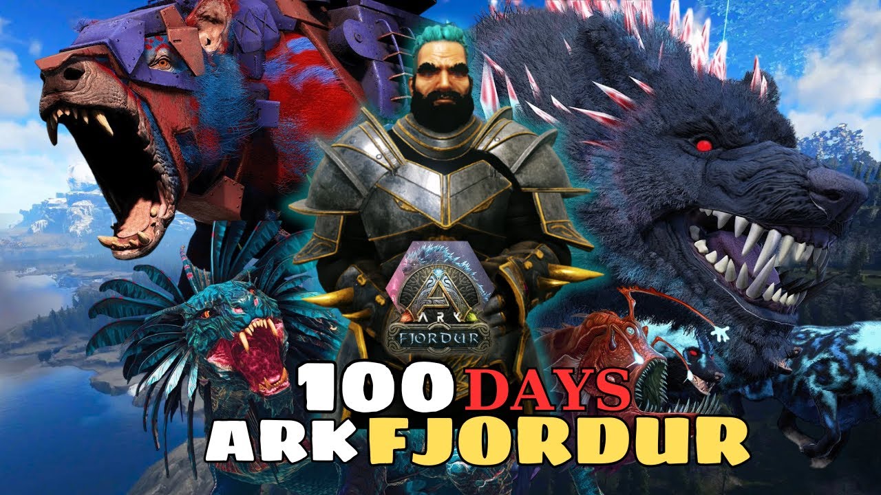 100 Ngày Sinh Tồn Trong Thế Giới Của THẦN -Ark Fjordur- CabGaming !