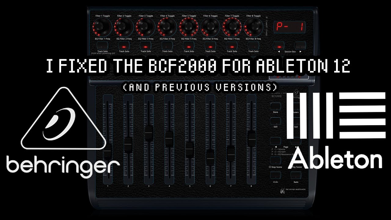 Fixing the BCF2000: Goodbye Mackie Control Mode!