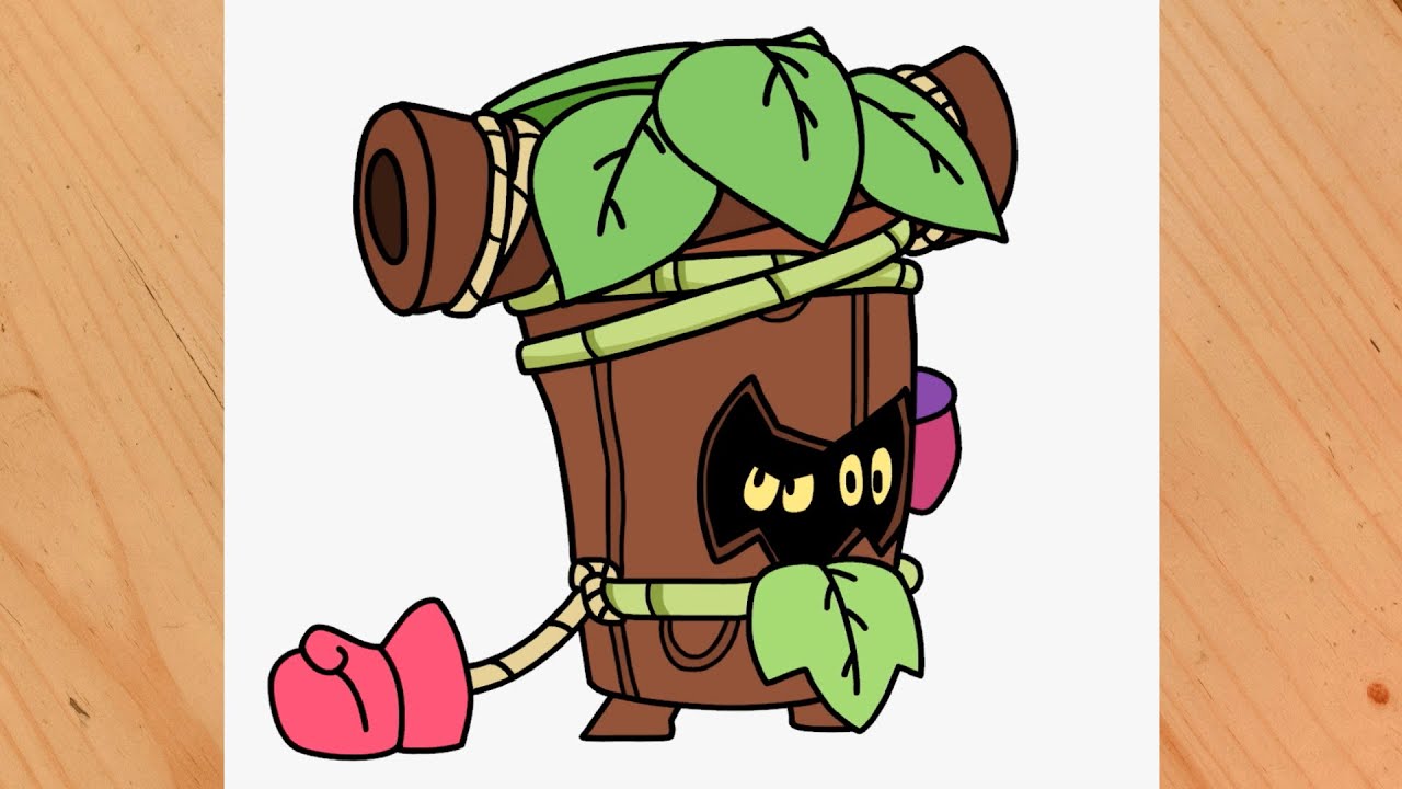 How to draw Trunk from Brawl Stars