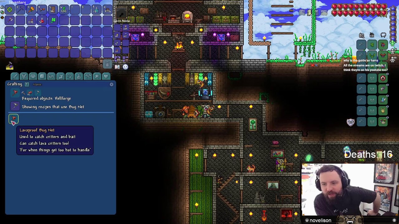Skeletron Today?!?!?!? - Terraria First Ever Playthough - HC + Expert - Stream 23