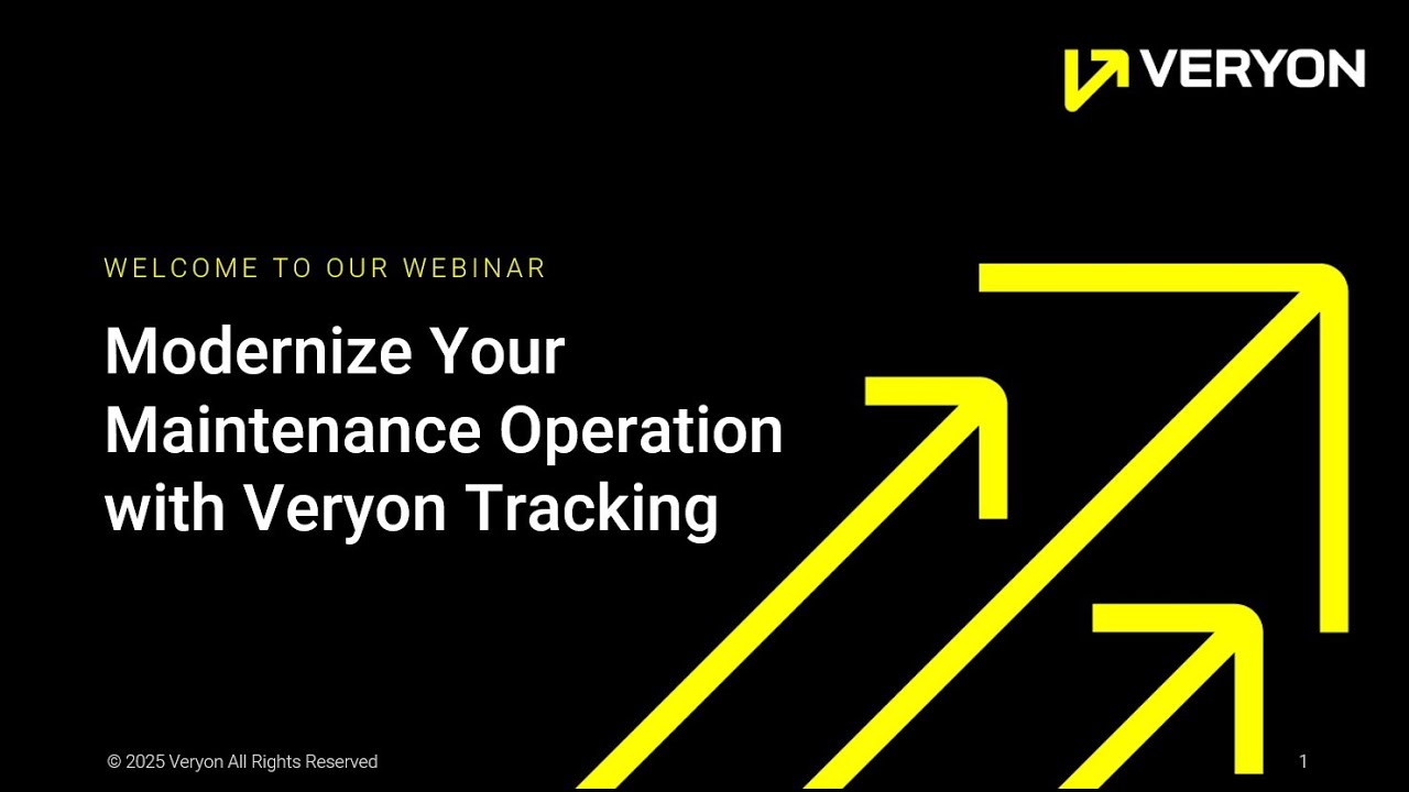 Modernize Your Maintenance Operation with Veryon Tracking | Veryon