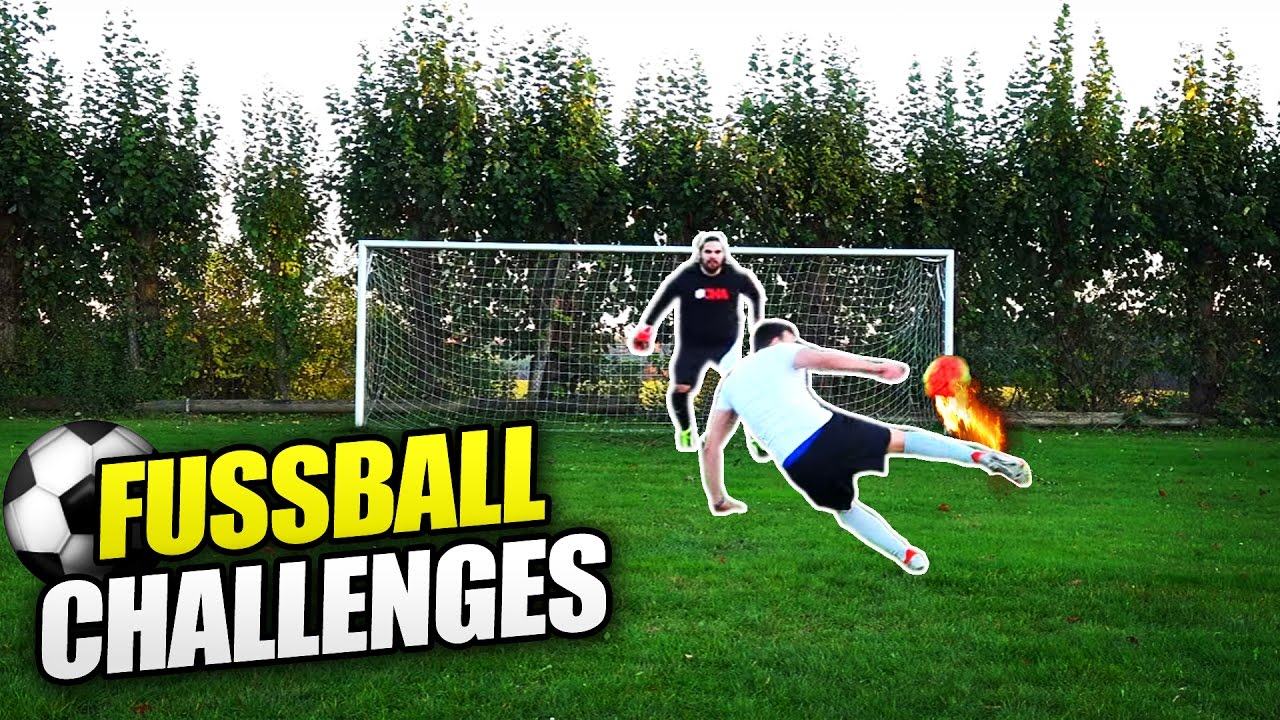 KRASSE FU&szlig;BALL CHALLENGE ⚽INKL LATTENSCHIE&szlig;EN, ELFMETER & VOLLEYS! + MEGA VERLOSUNG!😱 PMTV