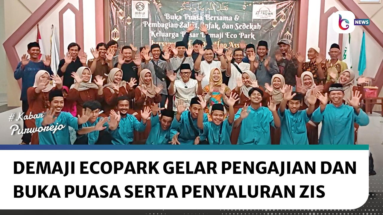 Demaji Ecopark Gelar Pengajian, Buka Puasa Bersama dan Penyaluran Zakat, Infaq dan Sedekah untuk War