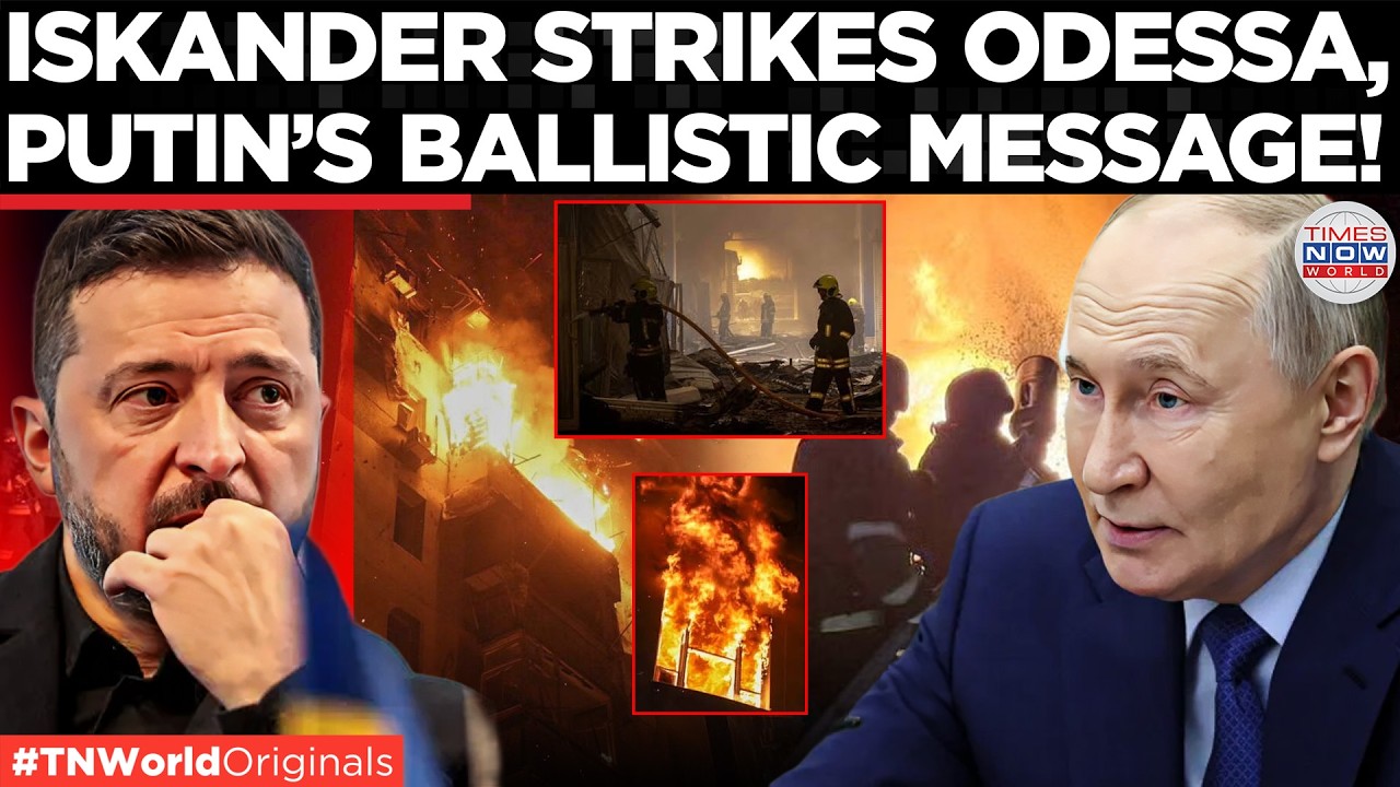 ODESA UNDER FIRE: Russia Unleashes Iskander Ballistic Missile, Ukraine's Black Sea Port Hit
