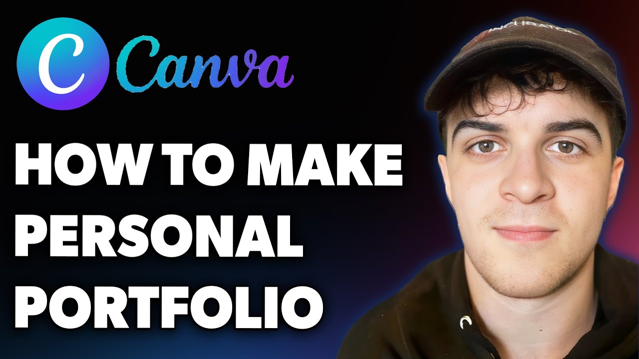 How to Make a Personal Portfolio Using Canva for Beginners (Full 2025 Guide)