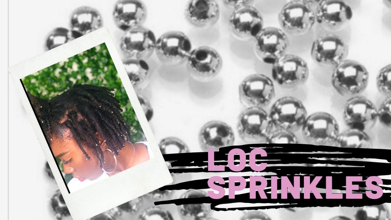 DIY loc sprinkles tutorial | 7months locked