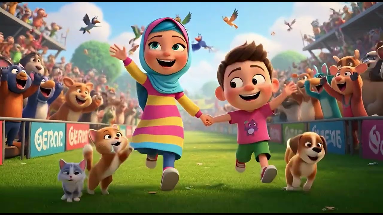 The Tortoise and the Hare 🐢🐰 | 3D Animated Moral Story for Kids | Slow and Steady Wins the Race