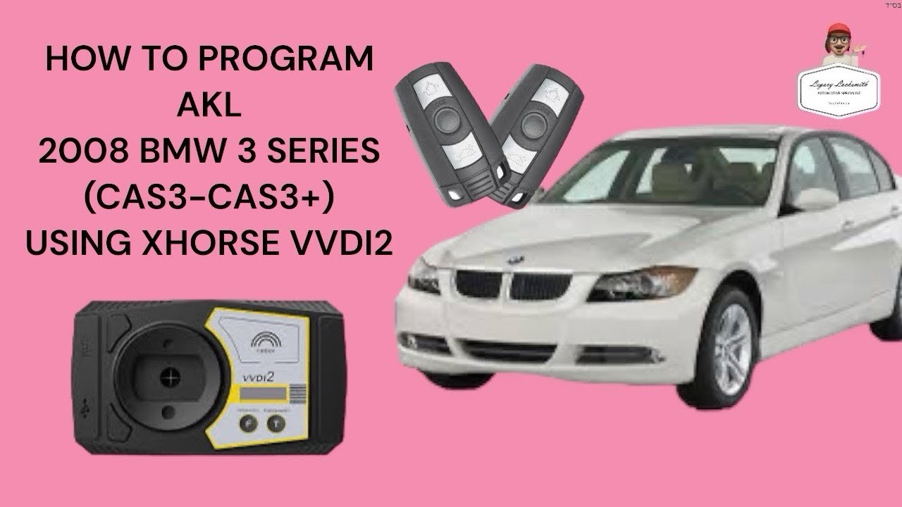 HOW TO PROGRAM A KEY FOR 2008 BMW 3 SERIES USING XHORSE VVDI2 IN ALL KEYS LOST