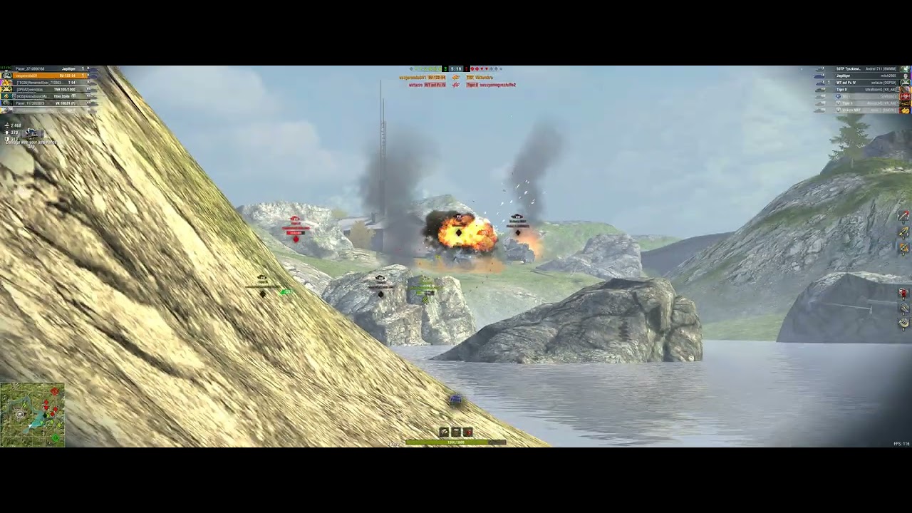 World of Tanks Blitz SU-122-54 5330 dmg done
