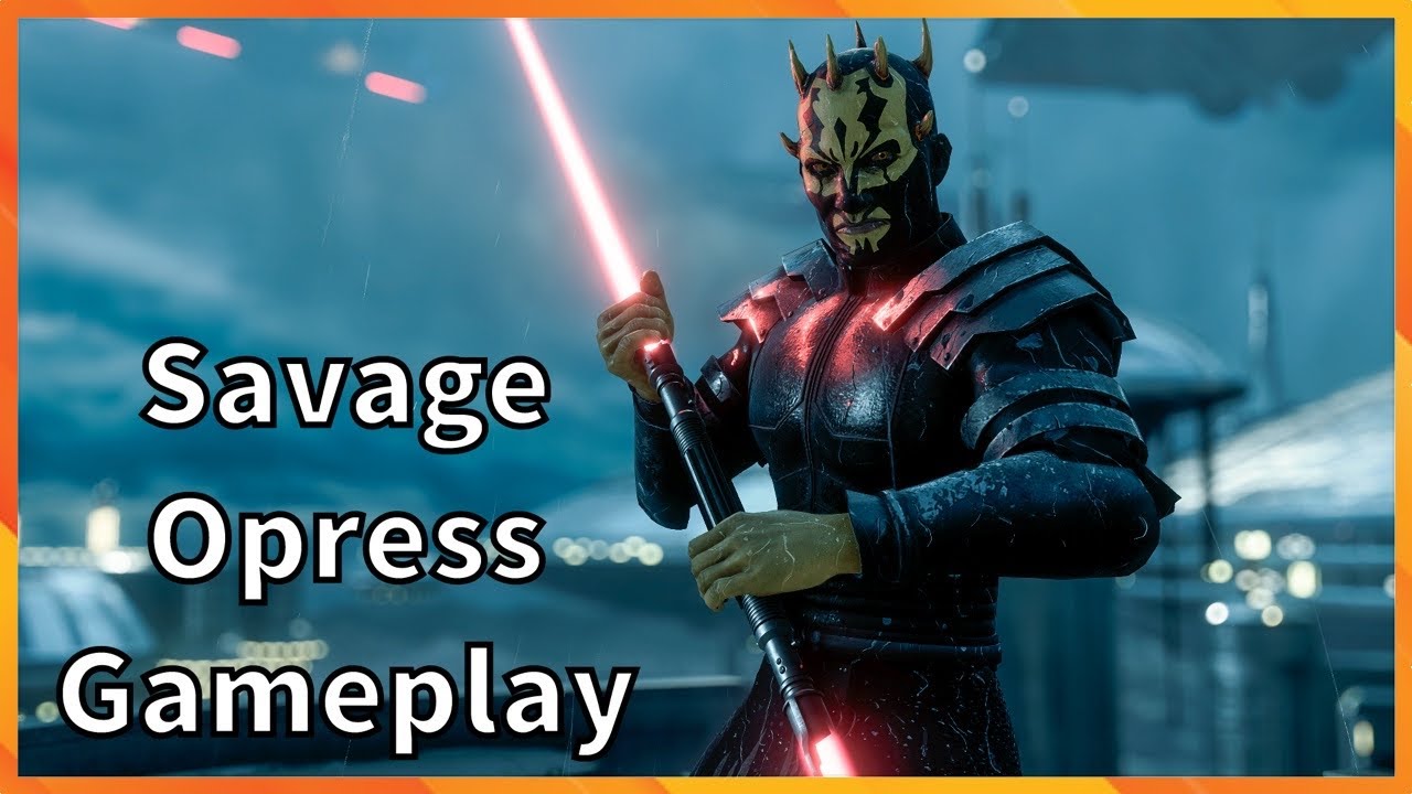 Savage Opress Gameplay Star Wars Battlefront 2