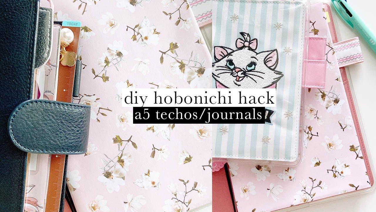 DIY Hobonichi Hack | Custom cover for you A5 Techo/ Notebooks | Ariebea