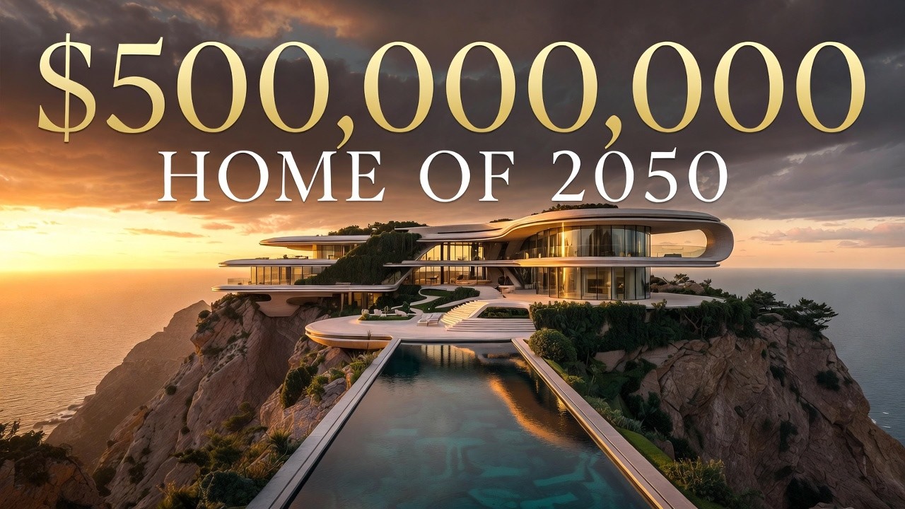 I Used AI to Design the Most Expensive Home Ever Built — 2050 Concept