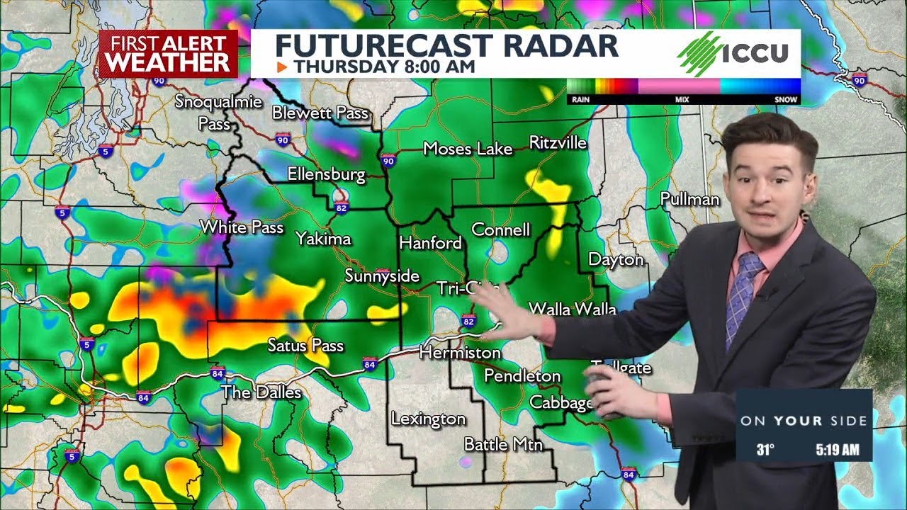 🚨⛸️Chances for freezing rain & slick roads on Wednesday & Thursday mornings