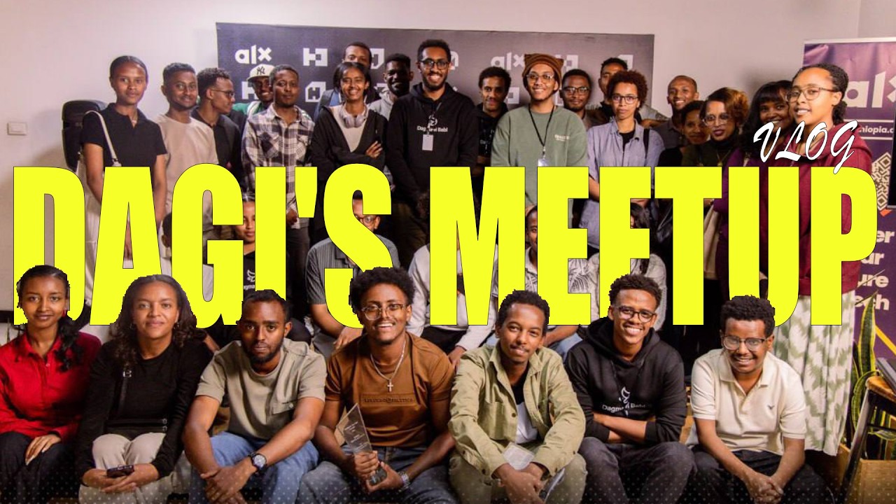 A day at Dagmawi Babi’s First Meetup | Tech vlog | Addis Ababa