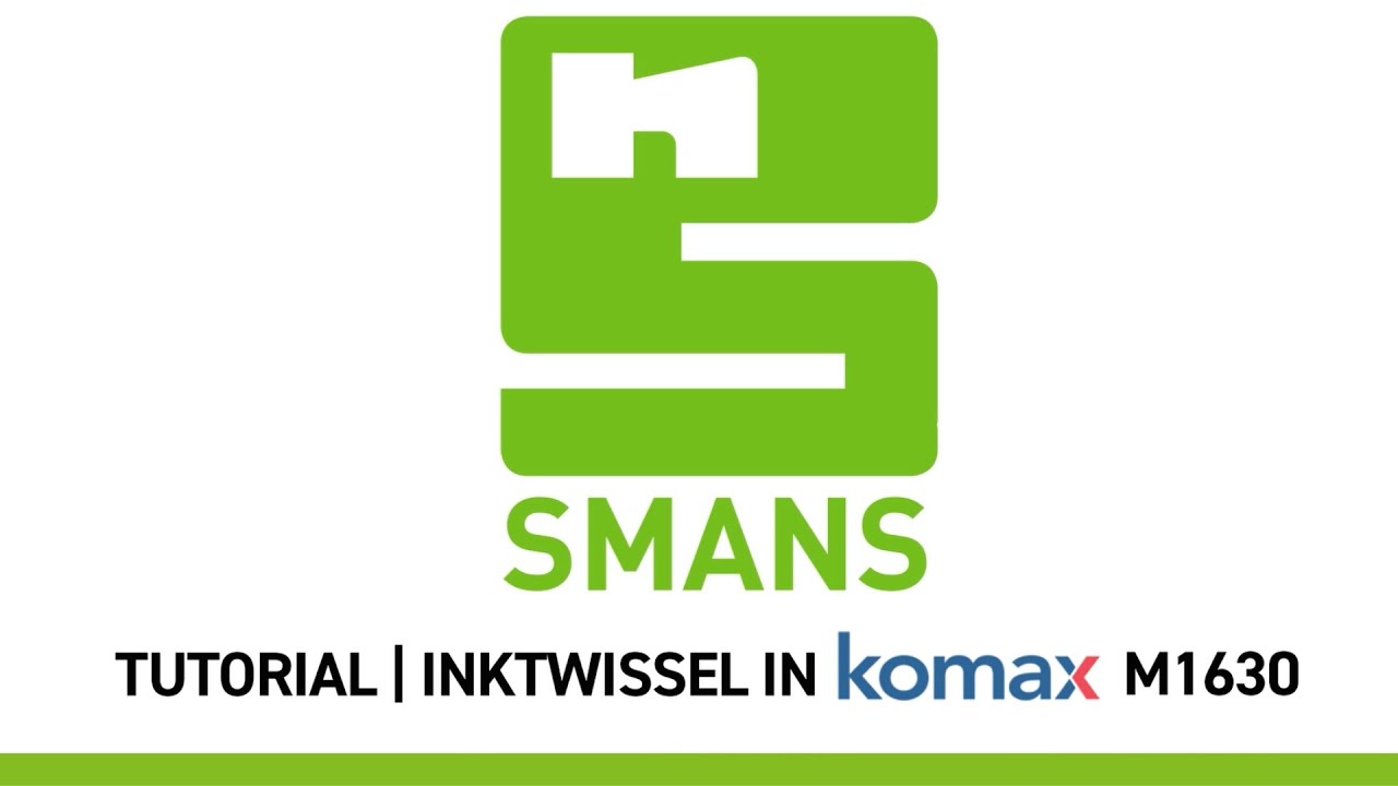 Tutorial | Hoe wissel je de inkt in een Komax M1630 inkjet printer?