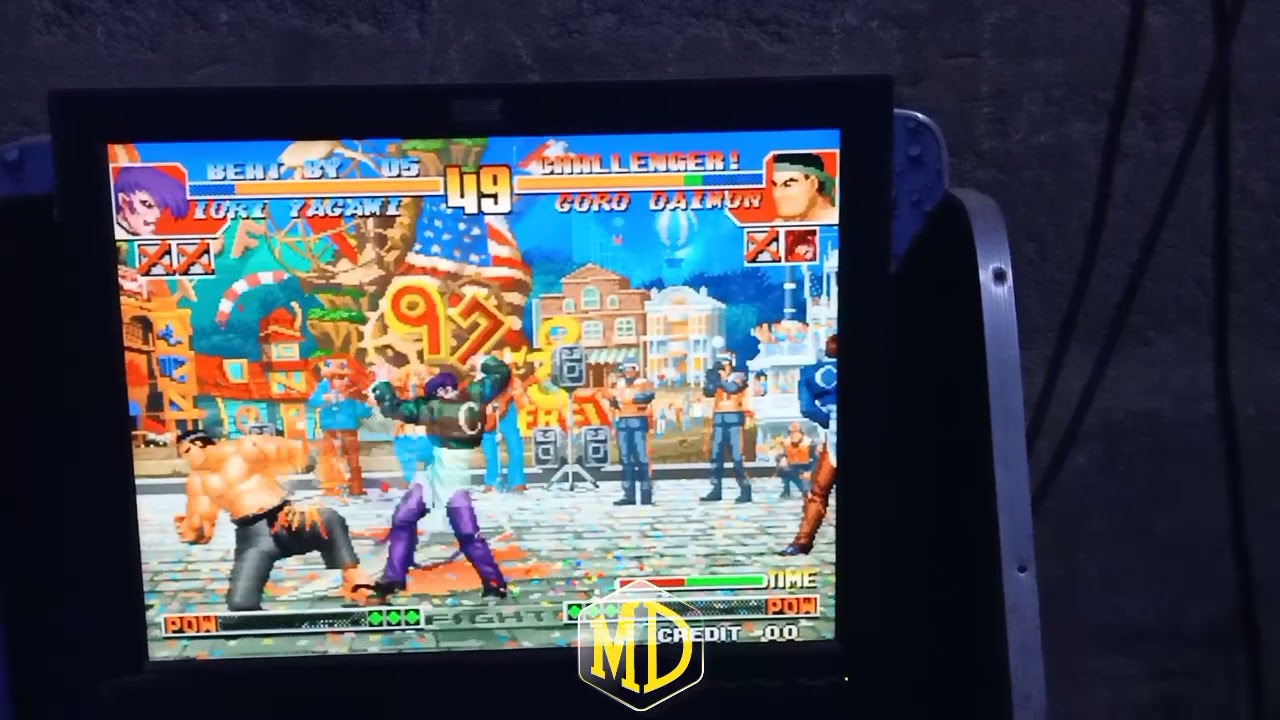 Kof 97 Turbo Iori Cross-up + combos