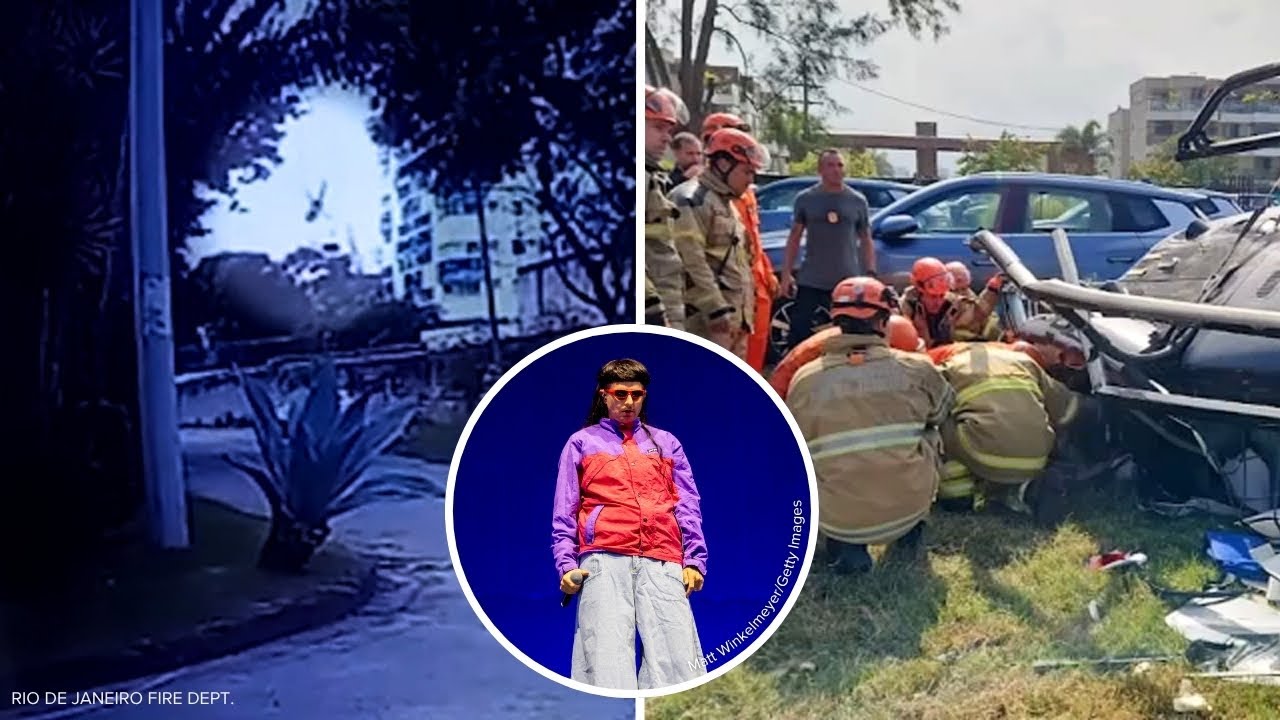 На видео запечатлен момент перед крушением вертолета, в списке пассажиров которого числилась комп...