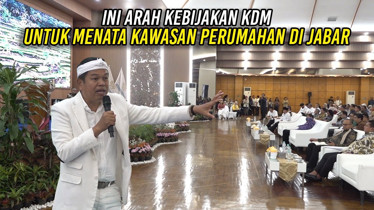 INI ARAH KEBIJAKAN KDM UNTUK MENATA KAWASAN PERUMAHAN DI JABAR
