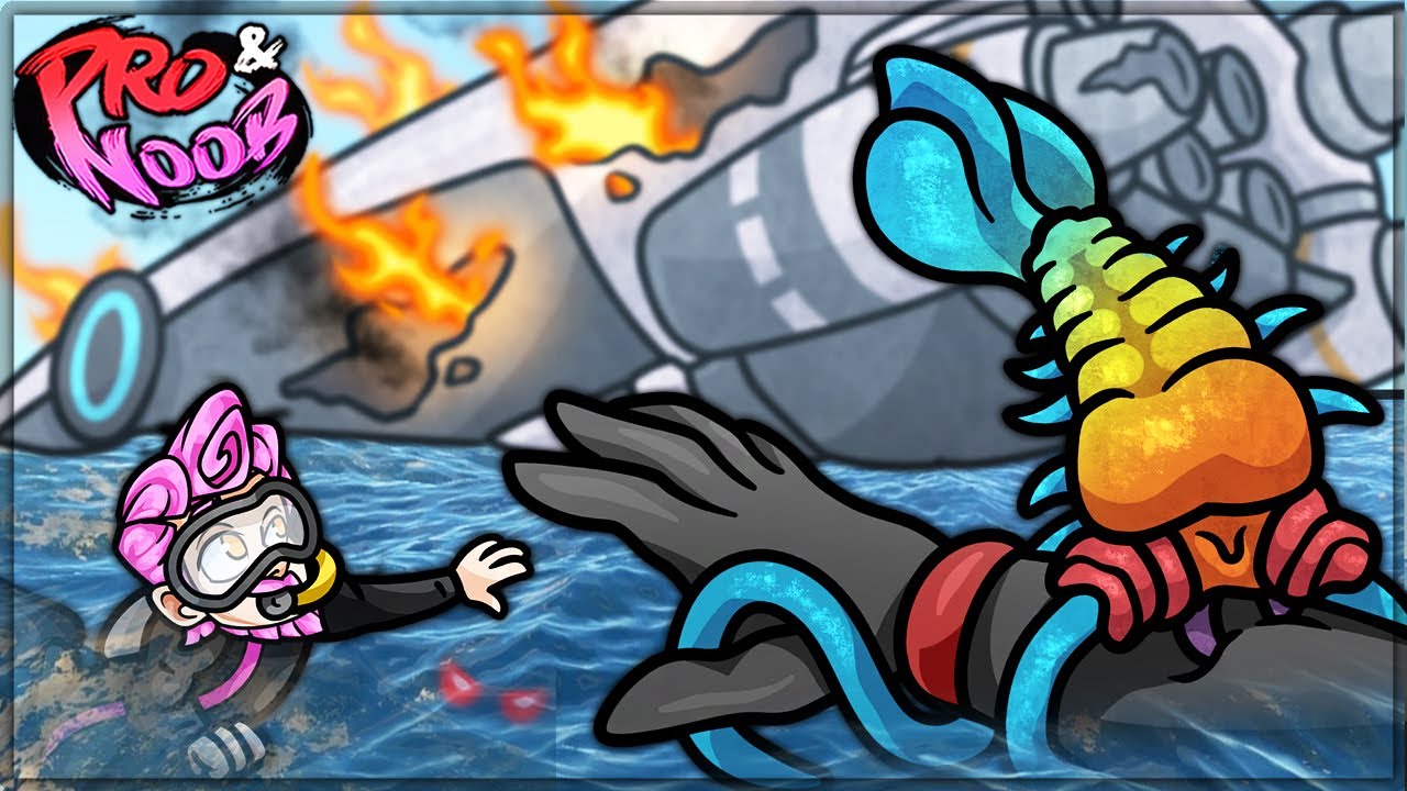 ATTACK ON AURORA - Pro and Noob VS Subnautica! (DANGER ZONE)