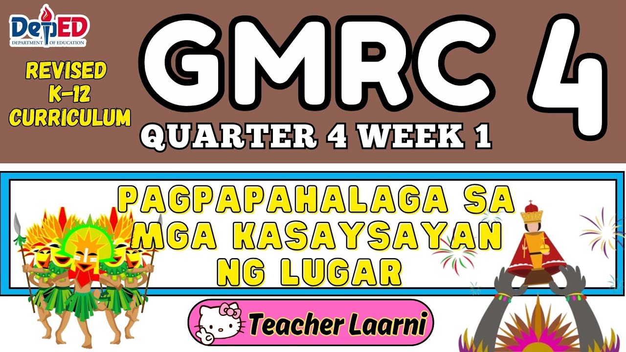 GMRC 4 QUARTER 4 WEEK 1 -REVISED K-12 CURRICULUM 