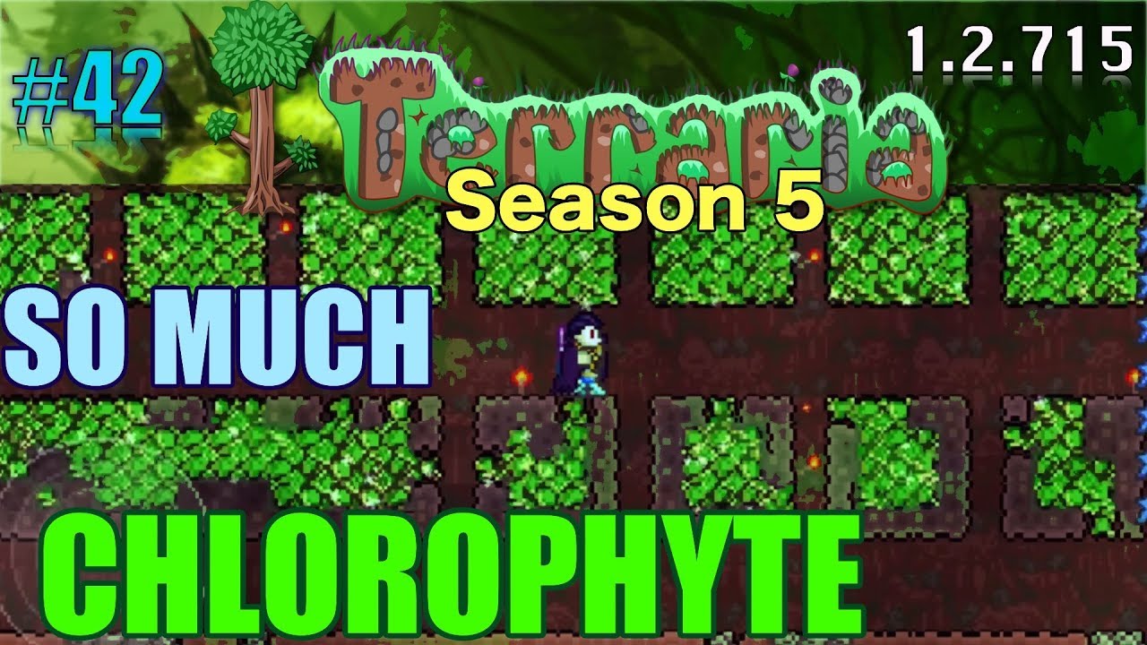 Let's Play Terraria (1.2.715) iOS/Android- SO MUCH CHLOROPHYTE! Episode 42